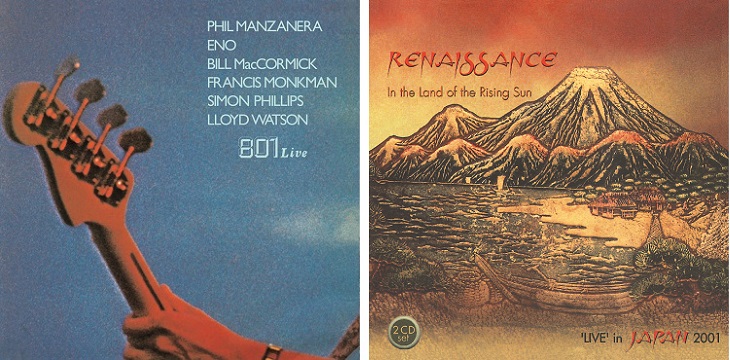 801 『801ライヴ』/ルネッサンス 『ライヴ・イン・ジャパン２００１』